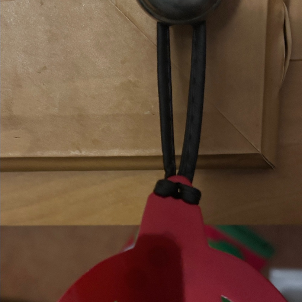 Red Avengers Logo metal Christmas ornament - Picture 3 of 5